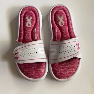 Under Armour 4D foam slip on sandals